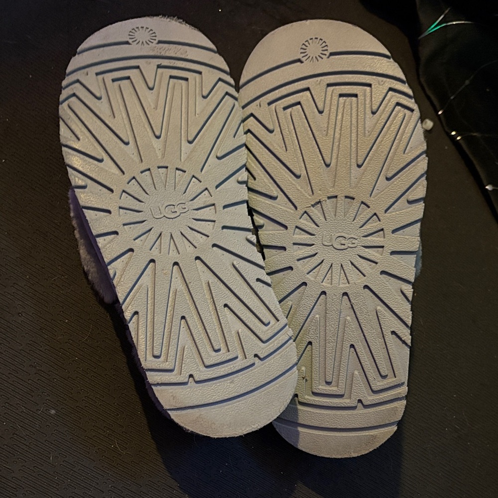 Ugg Fluff Yeah Gray Platform Slipper Sandals - image 4